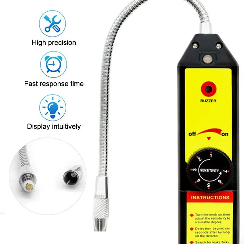 Detector de fugas de gas refrigerante WJL-6000 para aire acondicionado HVAC R22 R410A R134A R1234YF fugas halógenas