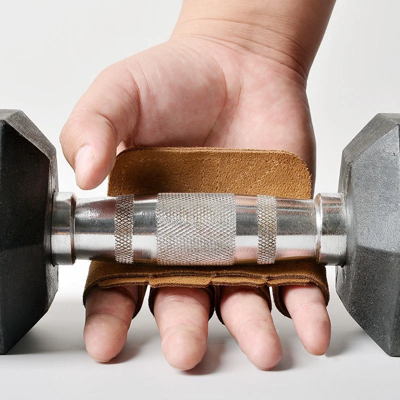 

Fitness cowhide palm pull-up pull-up back pulling equipment, gym anti-cocoon grinding palm gloves