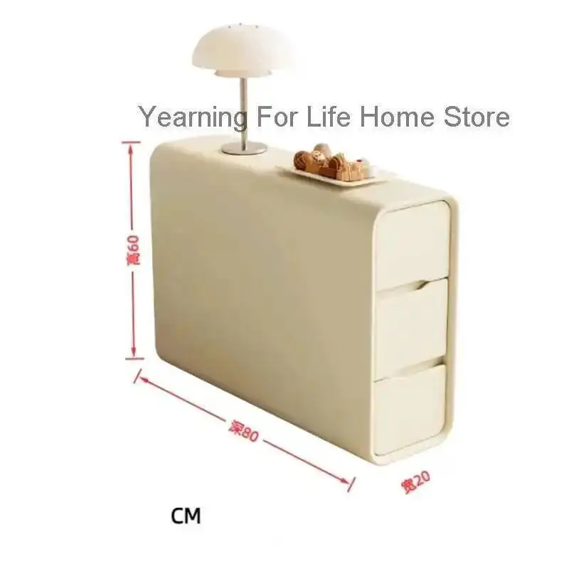 

With Cute Table Side Elegant Sofa Drawers Cabinet Storage Coffee Table Nordic Trendy Style Stolik Kawowy Living Room Furniture