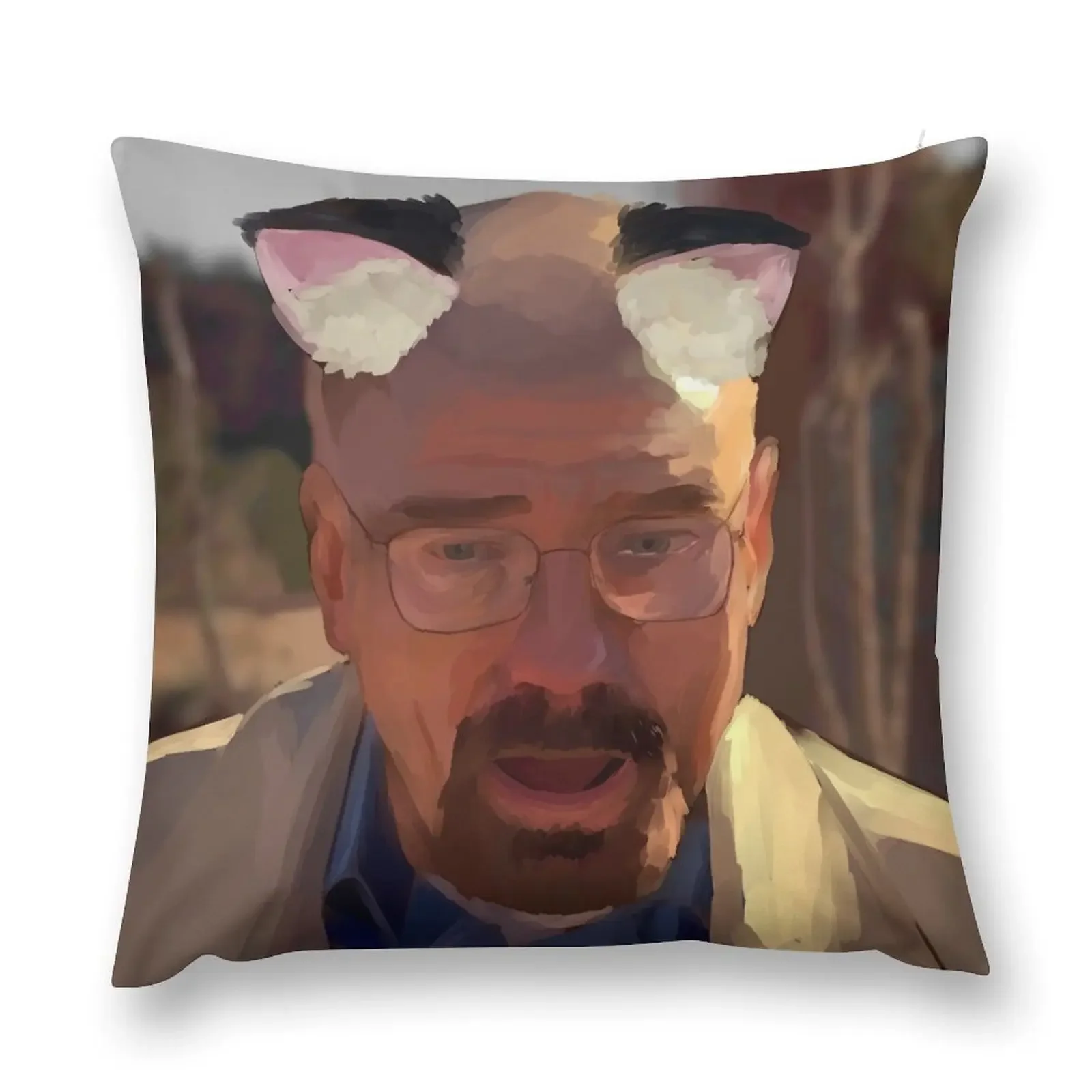 

catboy walter white painting Throw Pillow Pillowcases Bed Cushions Christmas Covers Bed pillowcases pillow