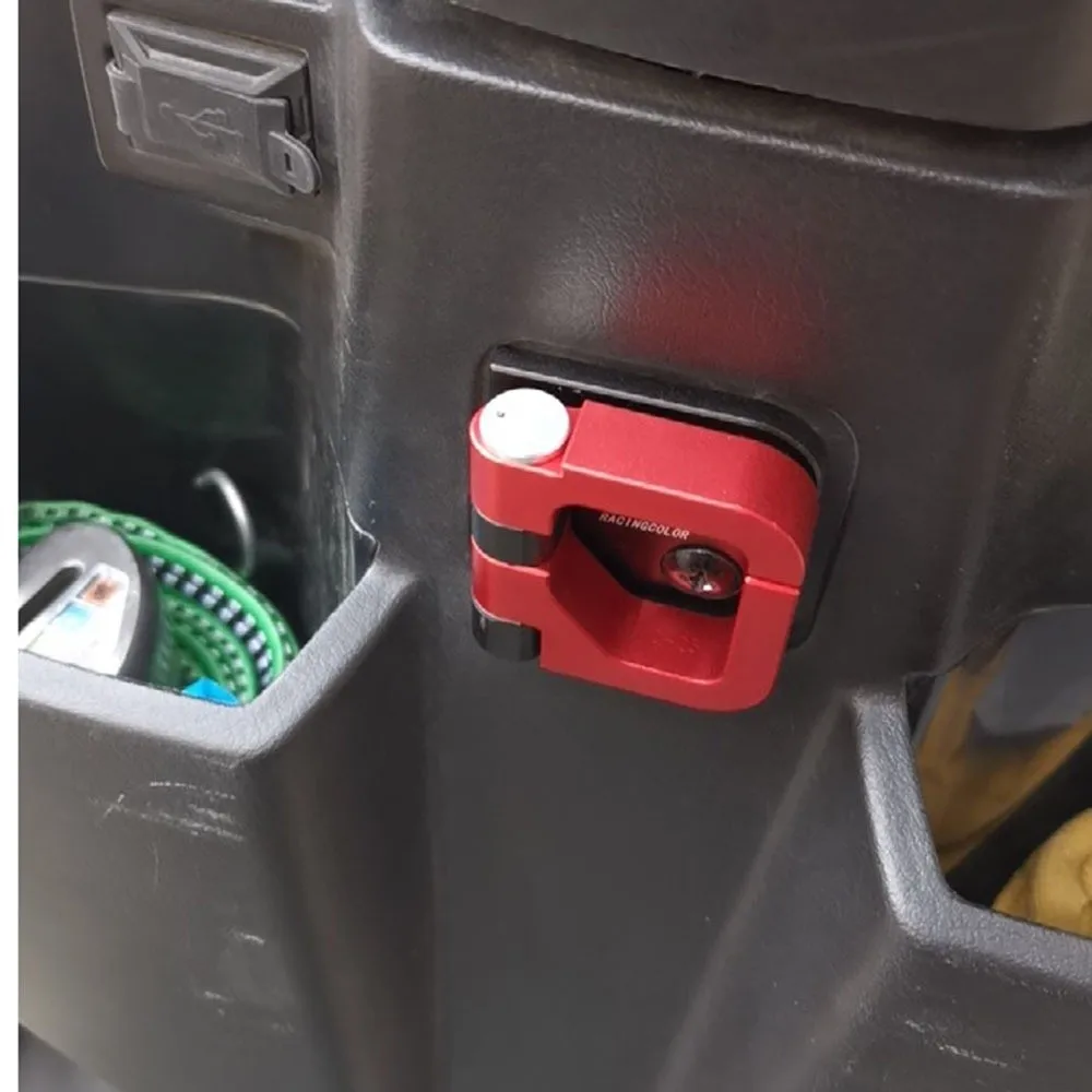 

CNC Aluminum Alloy Helmet Hook Replacement Part Durable Construction Motorcycle Hook Helmet Hanger for Suzuki UU125 UY125