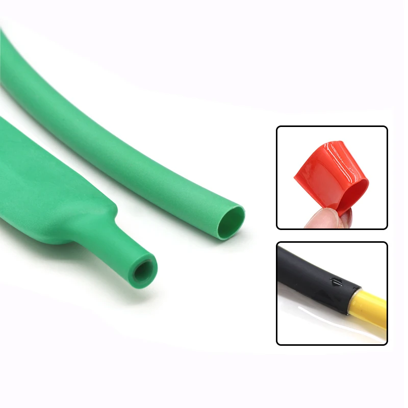 1M 3:1 Heat Shrink Tube With Double Wall Glue Tube Diameter 1.6/2.4/3.2/4.8/6.4/7.9/9.5/12.7/15.4/19.1/25.4/30/39/50mm