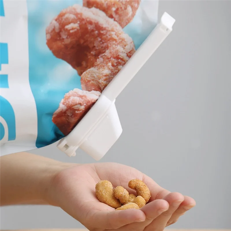 AEE4-الطعام كيس كليب مشبك للغلق مع غطاء الحليب مسحوق وجبة خفيفة كليب السدادة المطبخ الغذاء الرطوبة واقية رقاقة البطاطس كليب كيس الحليب