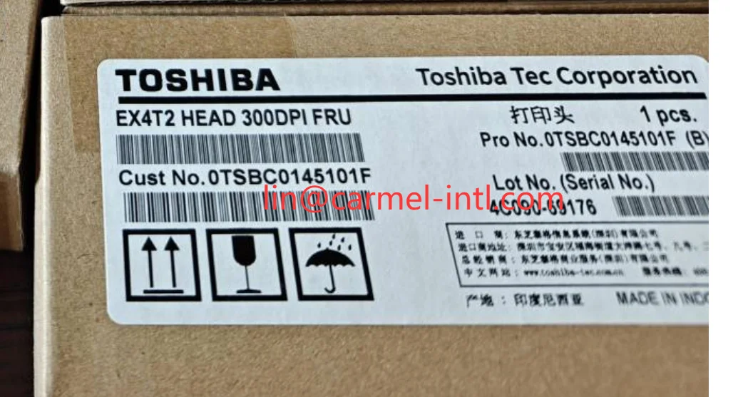 

ГОЛОВКА Toshiba Tec corporation EX4T2 300 точек на дюйм FRU 0TSBC0145101F B-EX4T2/B-EX4D2 EX4T2 ГОЛОВКА 300 точек на дюйм FRU