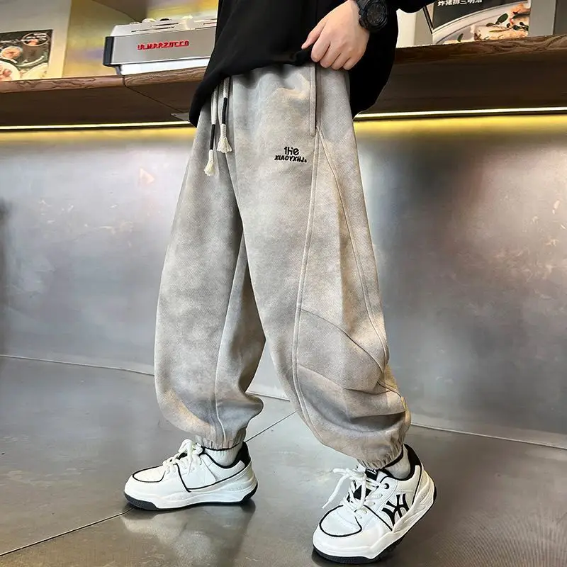 Boys Joggers New Spring Autumn Kids Jogger Pants Casual Sport Sweaterpants Children Outfit Trendy Boys Joggers Fashion Outfit