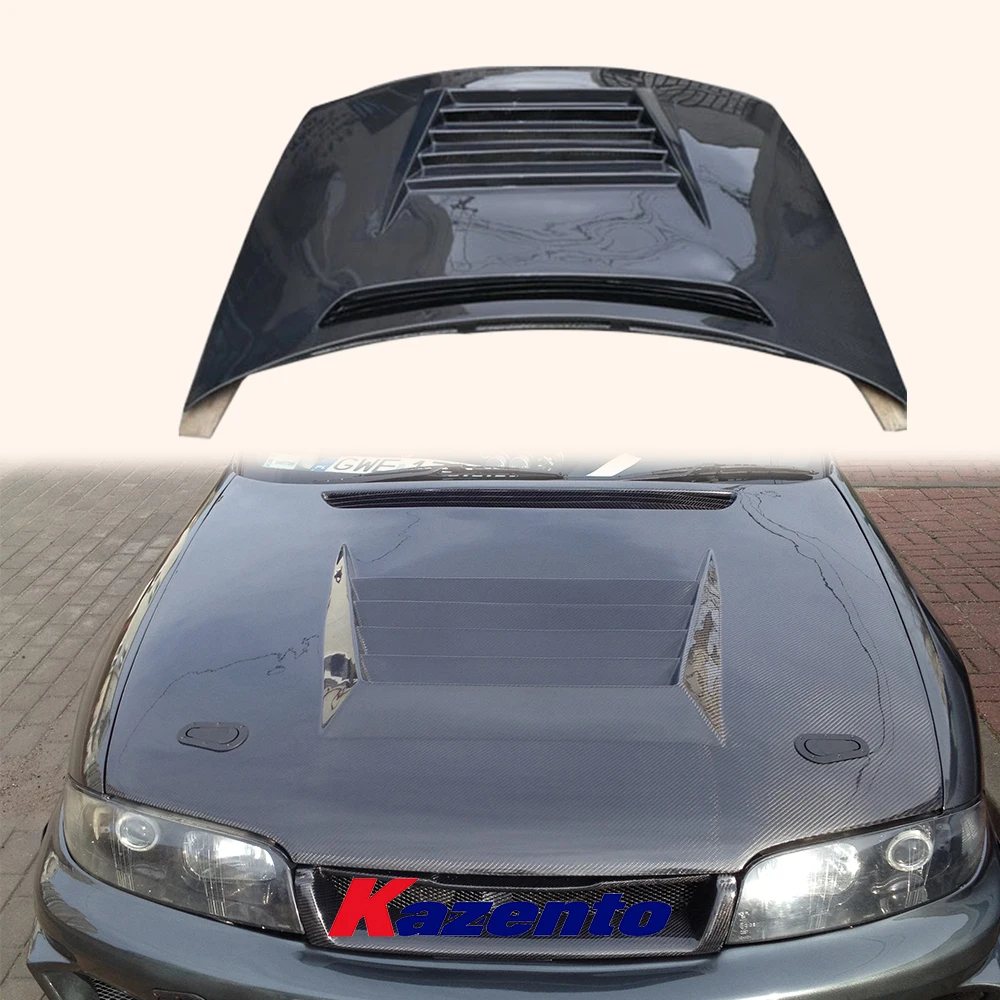 

For Nissan Skyline R33 GTS Spec 1 DM Style Carbon Fiber Front Bonnet Hood