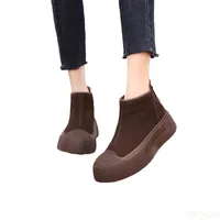 Women's  casual comfortable snow boots winter velvet cotton minimalist short boots fashionable versatile warm women shoes - Image 5