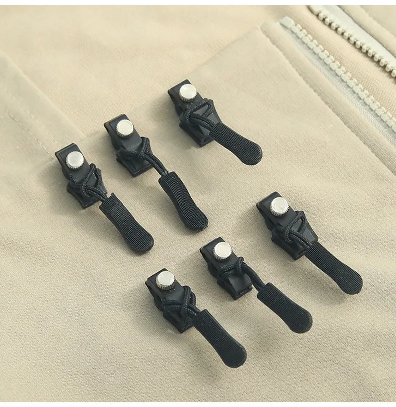 3-9-teiliges universelles Reißverschluss-Reparaturset, schnelle Installation, abnehmbarer Reißverschlusskopf, Ersatz-Reißverschlussschieber, Reparaturset für Jacken, Taschen, Mäntel – Detail 2
