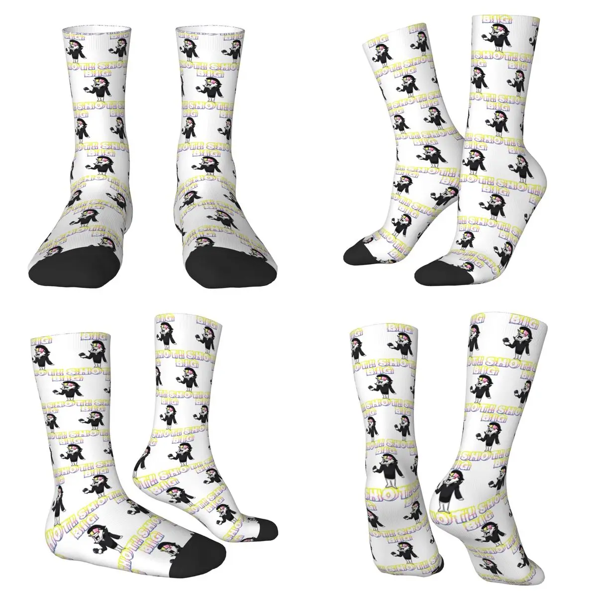 

Носки Deltarune Chapter Spamto Game Big Shot, впитывающие пот, в стиле Харадзюку, всесезонные, для подарков на День святого Валентина