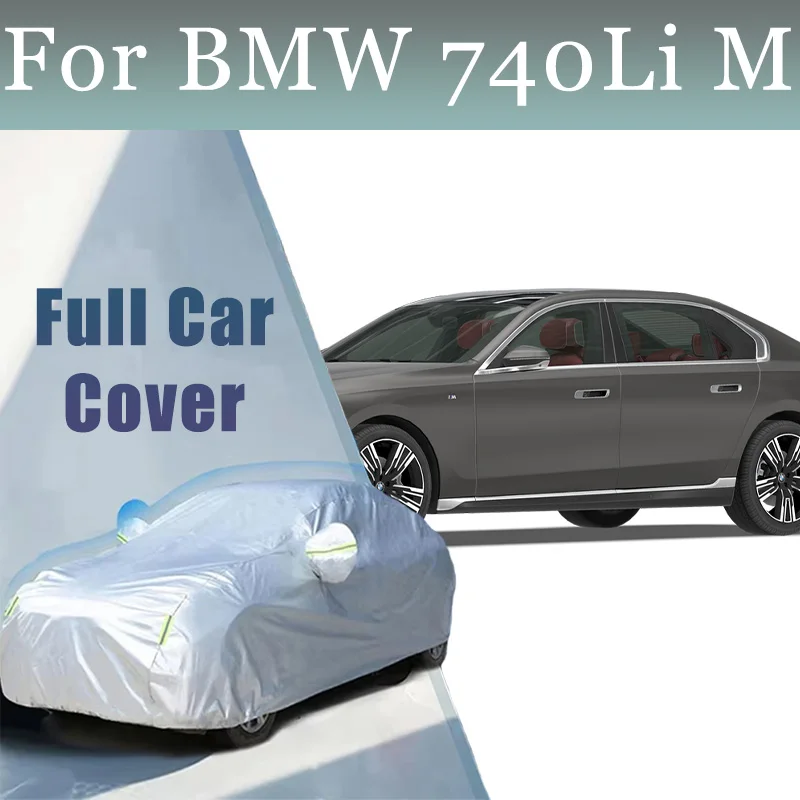 

For BMW 740Li M car cover waterproof Hail rain scratch protection Sunshade freeze-proofing dustproof Automotive accessories