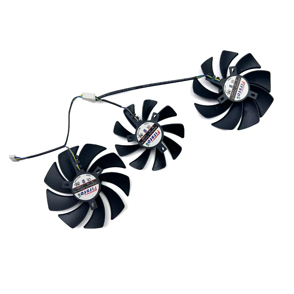 95MM 85MM 4PIN Cooling Fan For POWERCOLOR Radeon 6800 6700 6750 6900 6950 XT Red Devil OC VIDEO  CARD  FANS