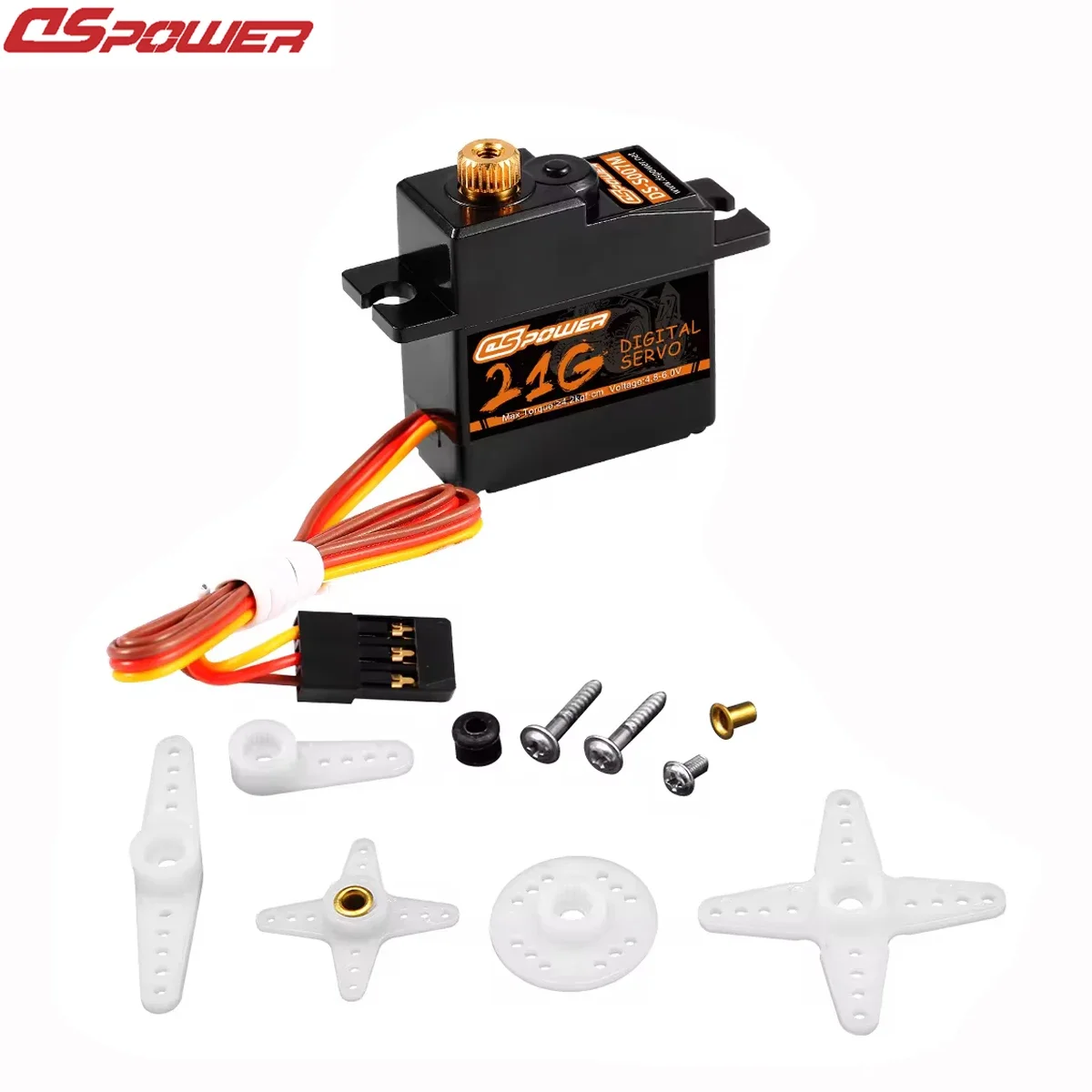 DSPOWER 17 جرام 21 جرام ميركو الرقمية مقاوم للماء سيرفو البلاستيك/العتاد المعدني ل 1/16 1/18 RC سيارة صغيرة شاحنة قارب روبوت نموذج ترقية أجزاء