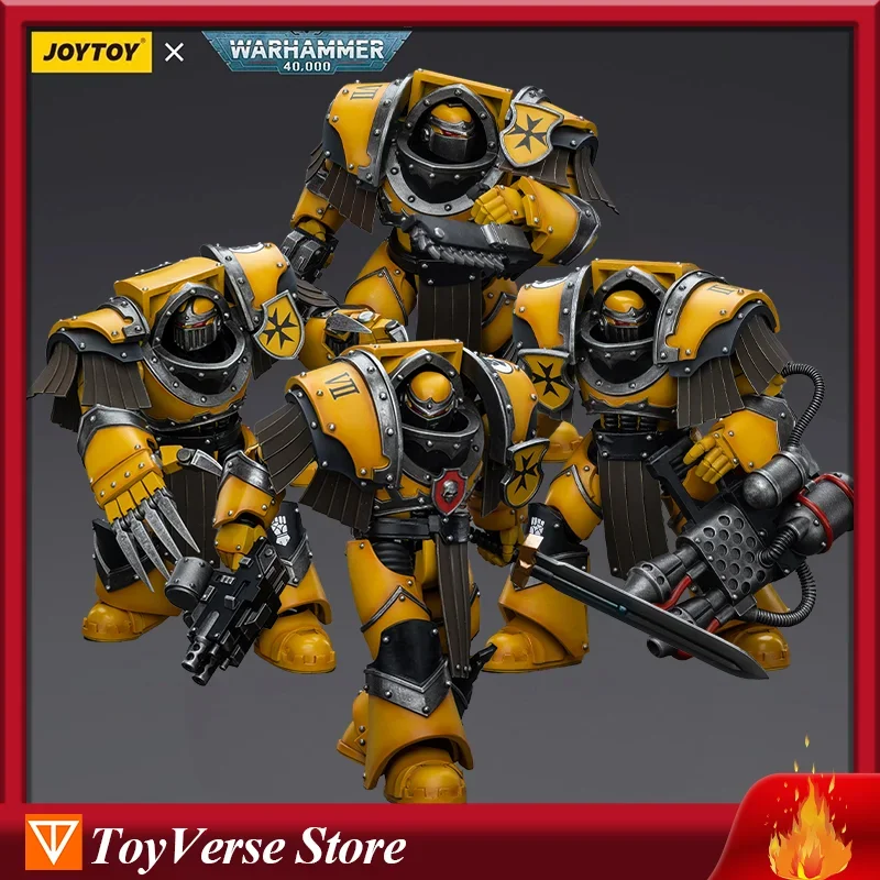 [IN STOCK] JOYTOY Warhammer 30k 1/18 Action Figures Imperial Fists Legion Cataphractii Terminator Squad collections figures