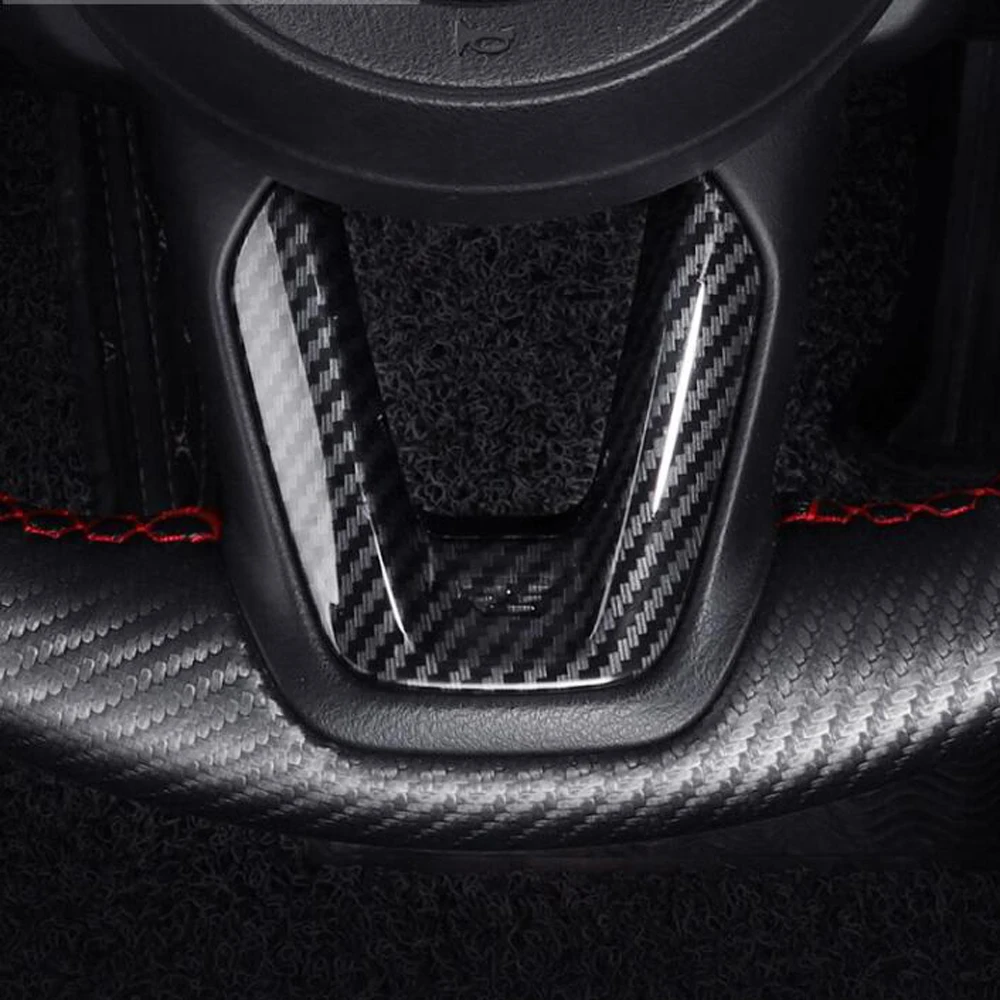 Car Steering Wheel Covers Trim Sticker For Mazda 2 Demio 3 6 CX-3 CX-5 CX5 CX 5 CX8 CX-9 Axela ATENZA 2017 2018 2019 Accessories