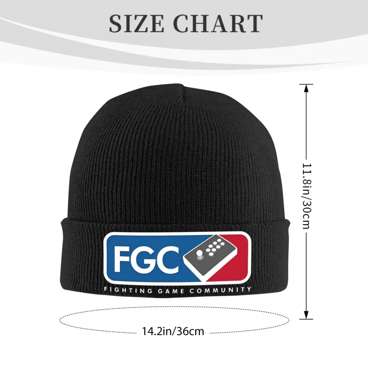 Fighting Game Community Member Hats Autumn Winter Beanies  Cap Men Women Acrylic Knitted Hat