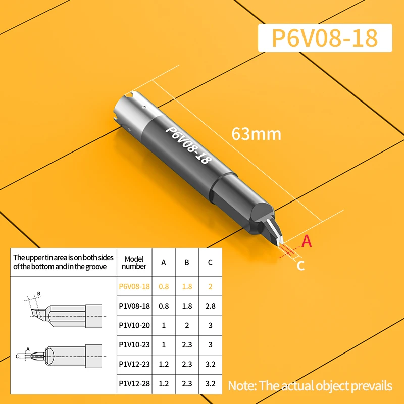 Relacement UNIX Sodering Iron tips P1V08 P1V10 P1V12 P6V08 P2PC P4PC P12DVAP P13DVAP P3PC-S For UNIX Automatic Soldering Machine