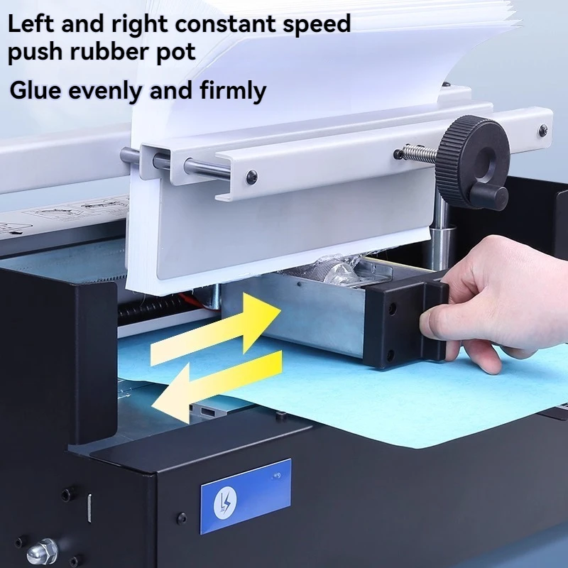 WD-40B 데스크탑 입찰 계약 파일 핫멜트 접착 데스크탑 무선 접착 제본기 핫멜트 제본기