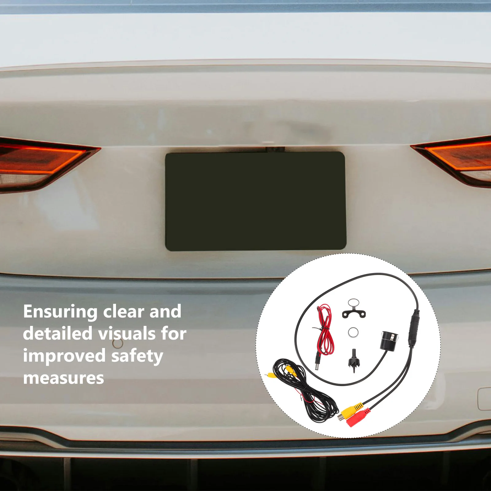 

Dual Use Rear View Cam HD Backup Mirror Car Reverse Parking Monitor Small Butterfly Easy Installation