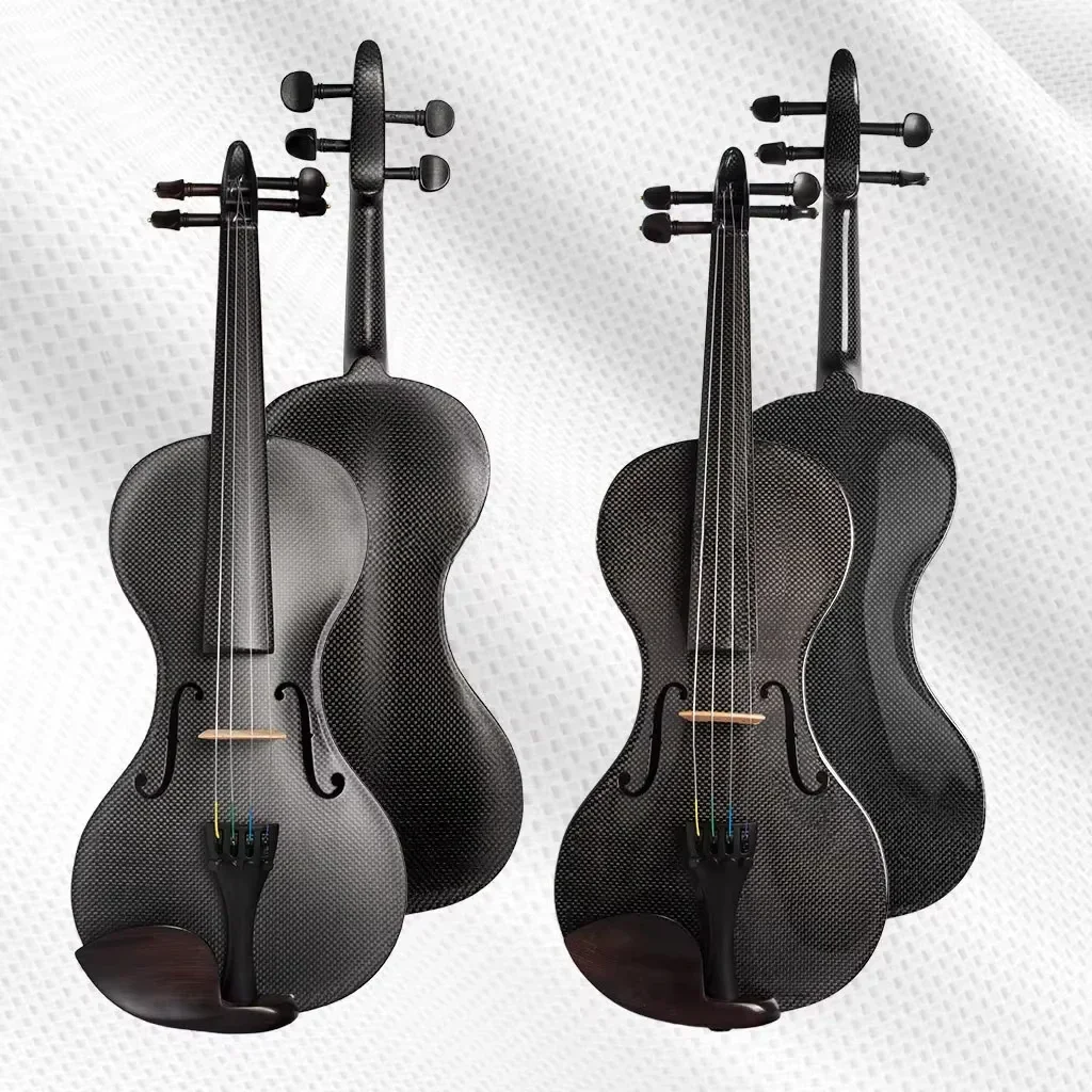 NAOMI Carbon Fiber Violin Advanced Acoustic Performance Viola Cello Double Bass OEM Designed ODM Monthly 1000PCS Produce Ability