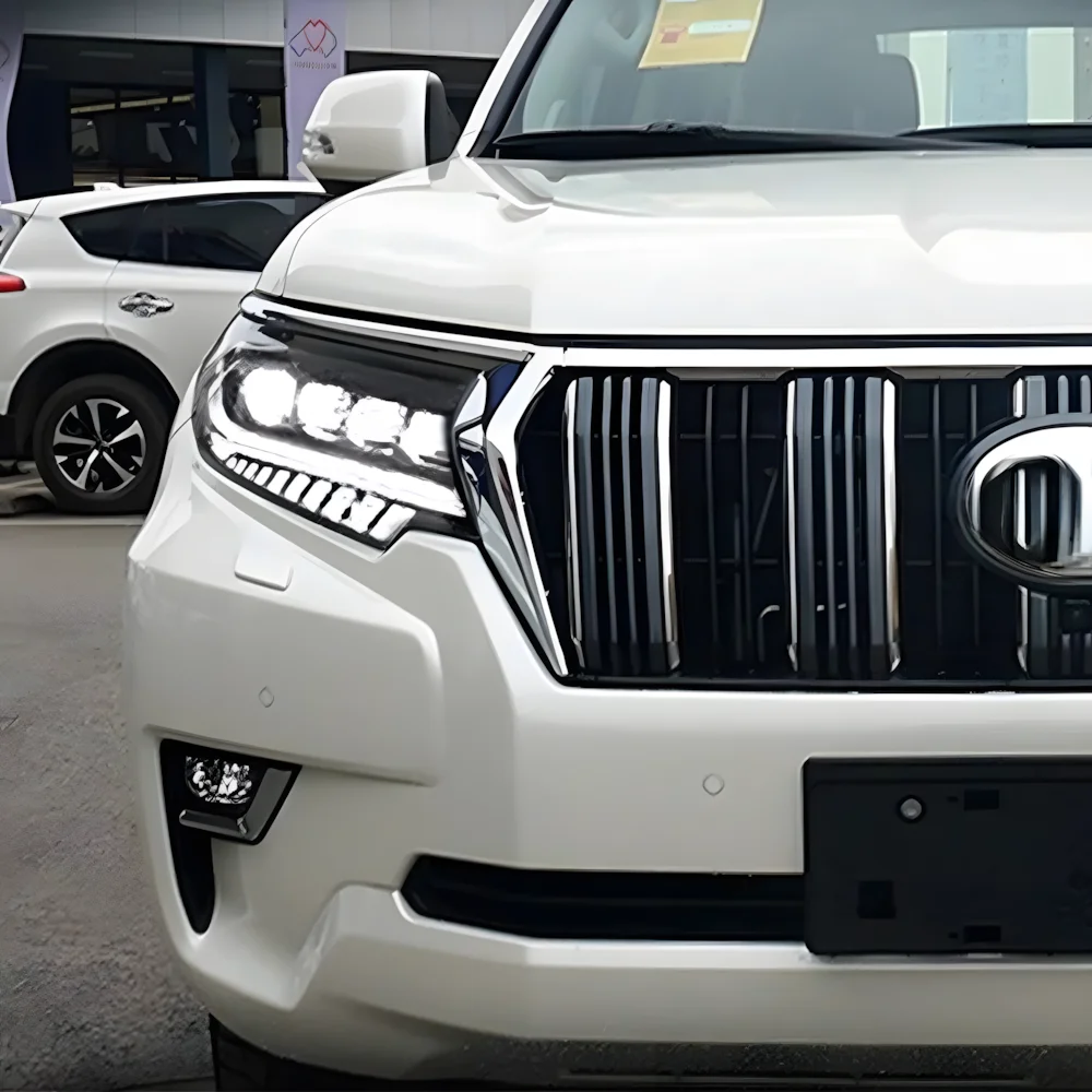 

For Toyota Prado 2018-2023 LED Car Front lamps Assembly Upgrade Three Projector Lens Auto Headlights Plug and Play Accessories