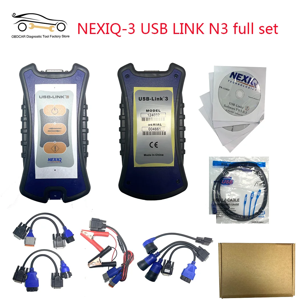 NEXIQ-3 USB N3 Link for NEXIQ Bluetooth Truck Diagnostic Tool, Diesel Engine Diagnostic Tool, Truck Troubleshooting Tool
