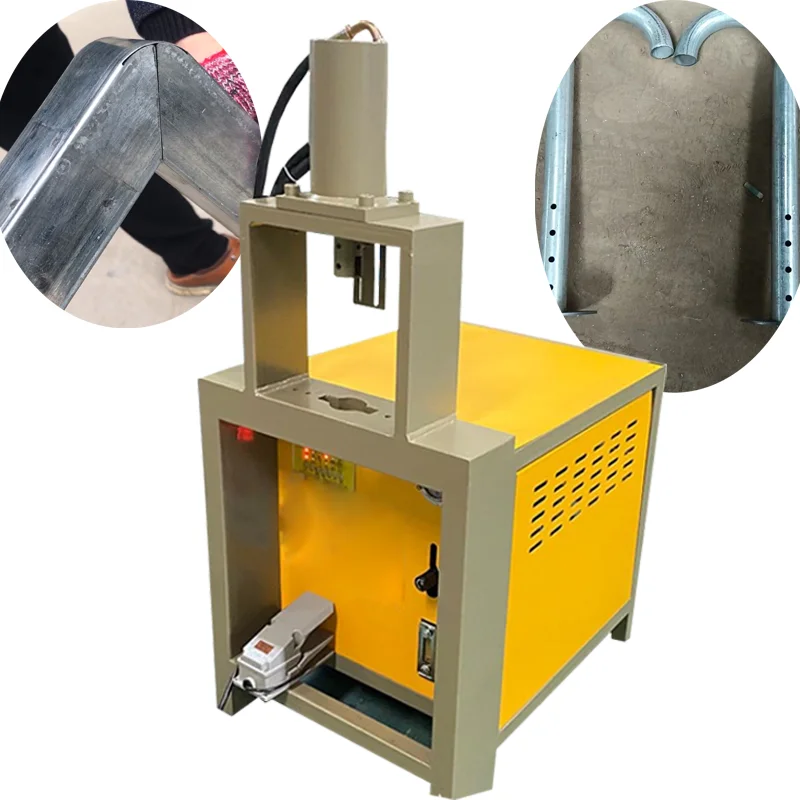 

45 Degree Angle Cutter Hydraulic Square Hole Puncher Steel Pipe Punching Machine Sheet Steel Punching Machine Multi-functional