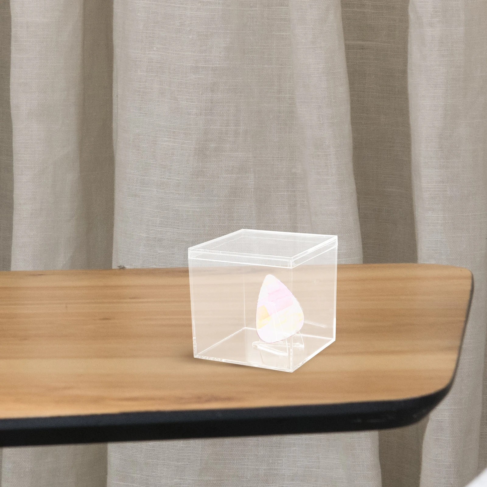 

Display Box Pick Holder Case Guitar Musical Instrument Plectrum Acrylic Picks Cases Container