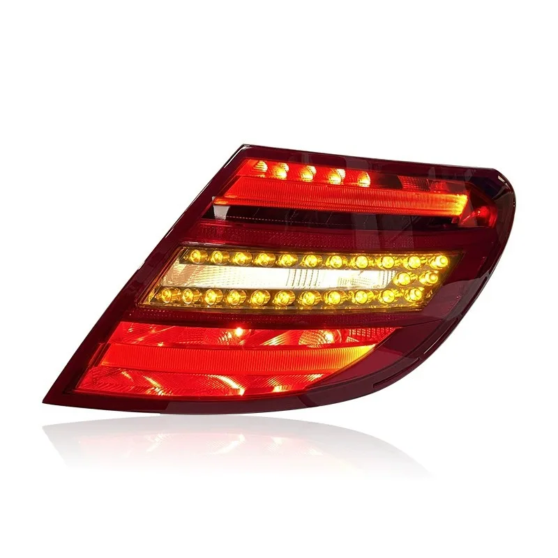 -For Upgraded High Power 20W 12V LED Tail Light Assembly for C-Class W204 2007-2014 C180 C200 C300 Sequential Turn^