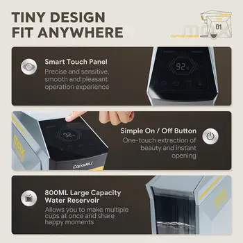 Icafilas 4 v 1 kávovar na kapsle, vícenásobný espresso, Cafetera, cappuccino, kávovar Dolce Gusto, Nespresso, prášek KCUP 12 nejlepší prodej 4v1 snídaňový stroj - №7