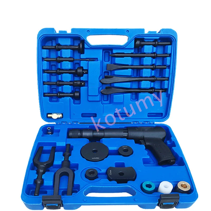 Pneumatic Concrete Breaker Ball Joint Auto Repair Tool Remover Flat Point Chisel Plane Air Hammer Kit Pneumatic Separating Fork