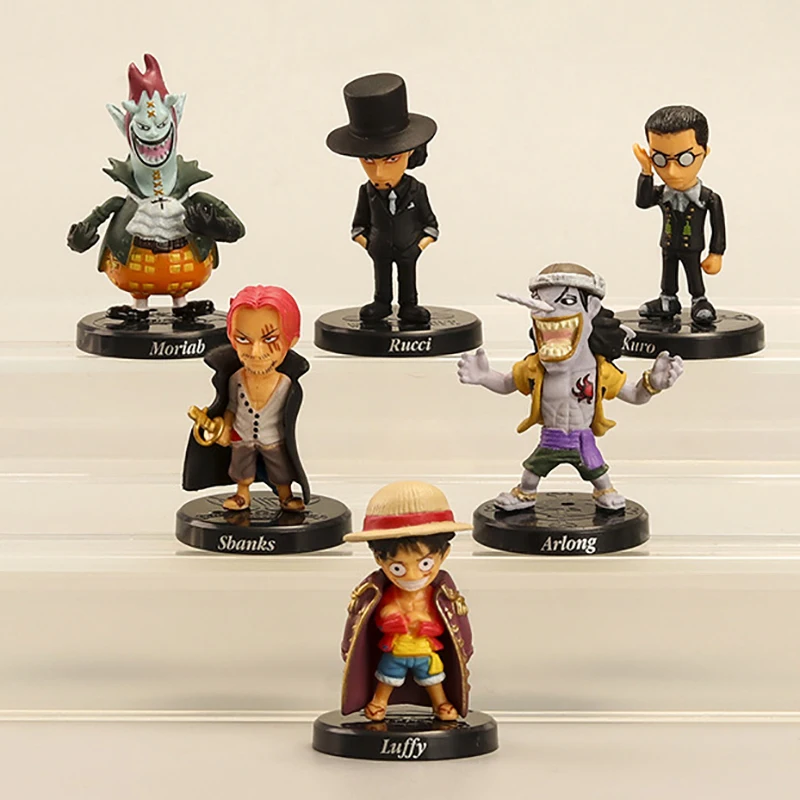 12Pcs/Set  One Piece Monkey D. Luffy Nami Boa Hancock Roronoa Zoro PVC Action Figures Model Dolls Toys Christmas Gifts