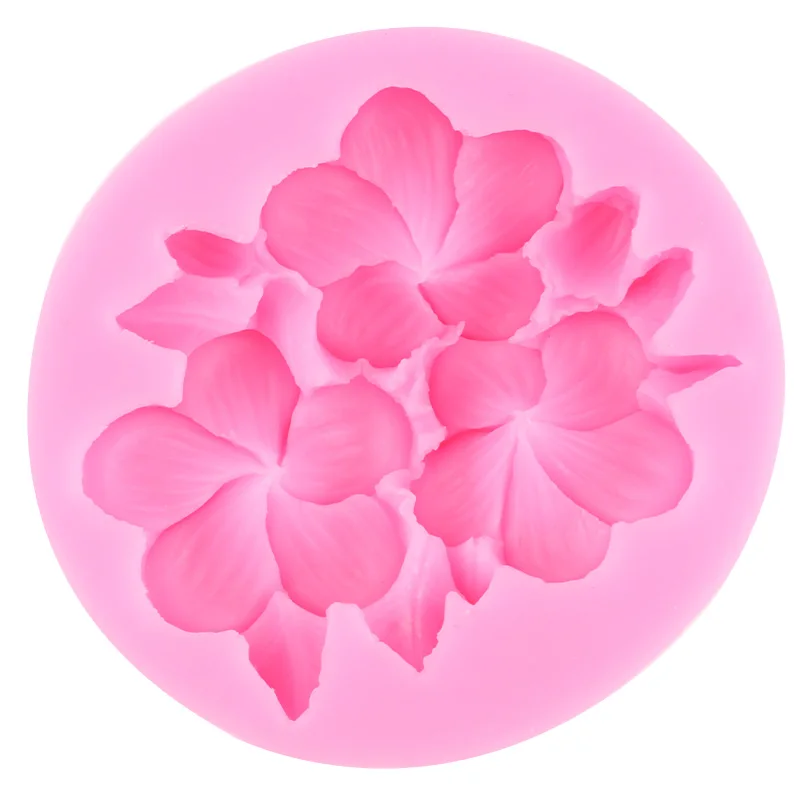 DIY Flower Silicone Mold Gardenia Plumeria Fondant Molds Cake Decorating Tools Cupcake Candy Resin Clay Moulds Chocolate Mould