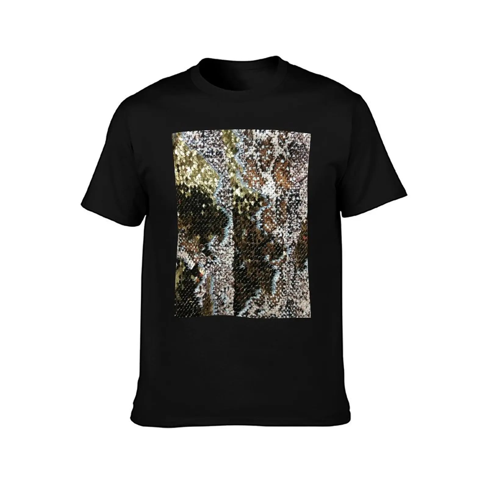 صورة التصوير الفوتوغرافي من الترتر في جلد الثعبان نمط تي شيرت رجل تي شيرت فاخر رجل تي شيرت القطن رجل تي شيرت جرافيك تي شيرت #2