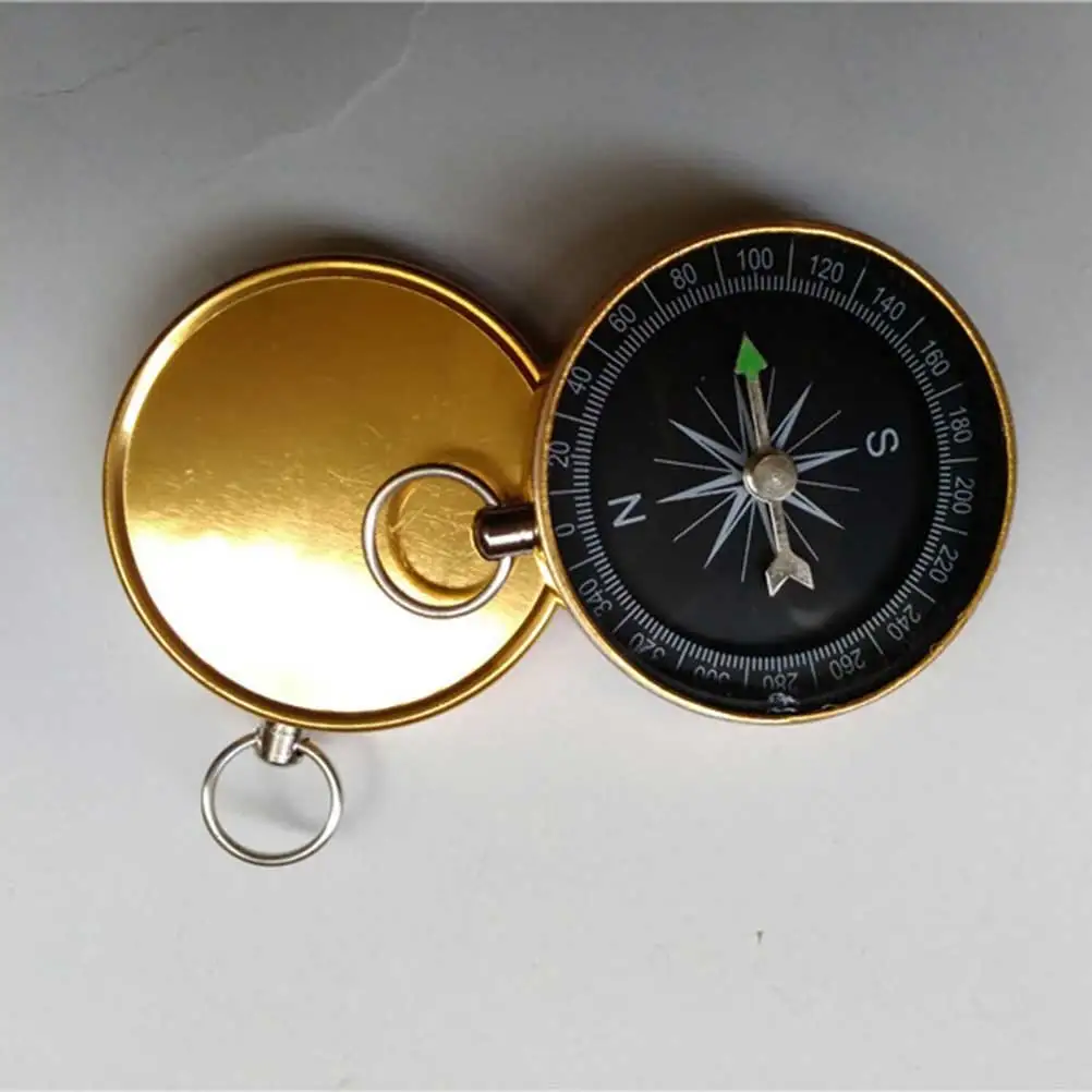 

6Pcs Keychain Durable Metal Portable Party Favors Pocket Compass Wedding Gifts Camping Hiking Accessories