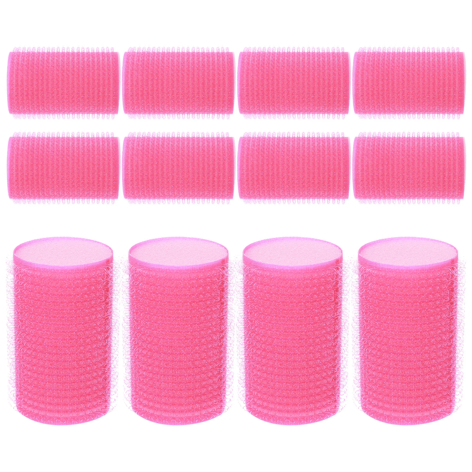 12 Pcs Hair Rollers Styling Tool Women Curler Scroll Wheel Sponge Stick Rosy Women's