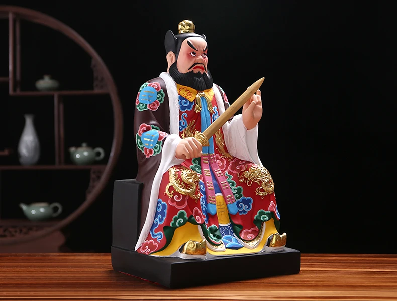 Asia HOME SHOP Patron saint Taoism TIAN SHI ZHANG DAO LING color God buddha statue efficacious bless safety healthy large