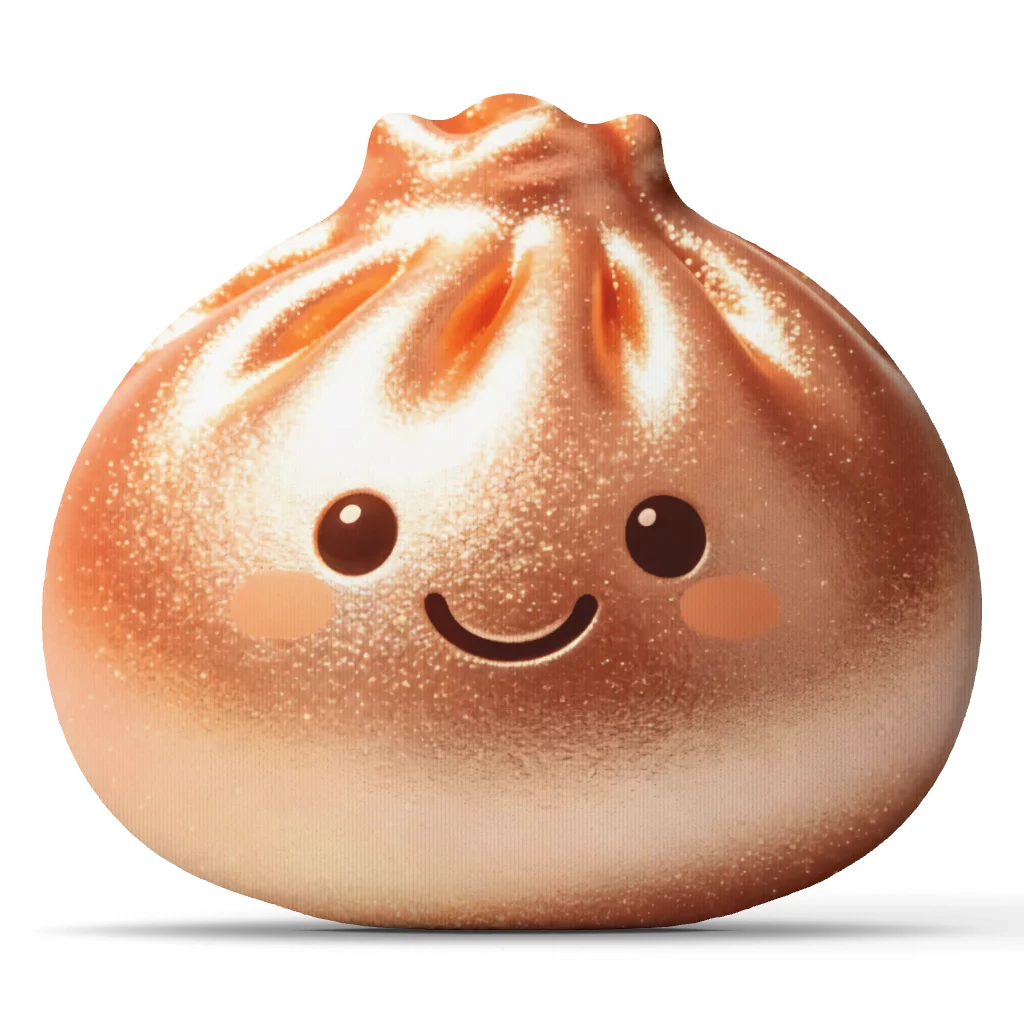Cute Squishy Dumpling Throw Pillow Kawaii Bao Bun Shaped Stuffed Cushion for Asian Food Lovers Sofa Home Decor Gift Room