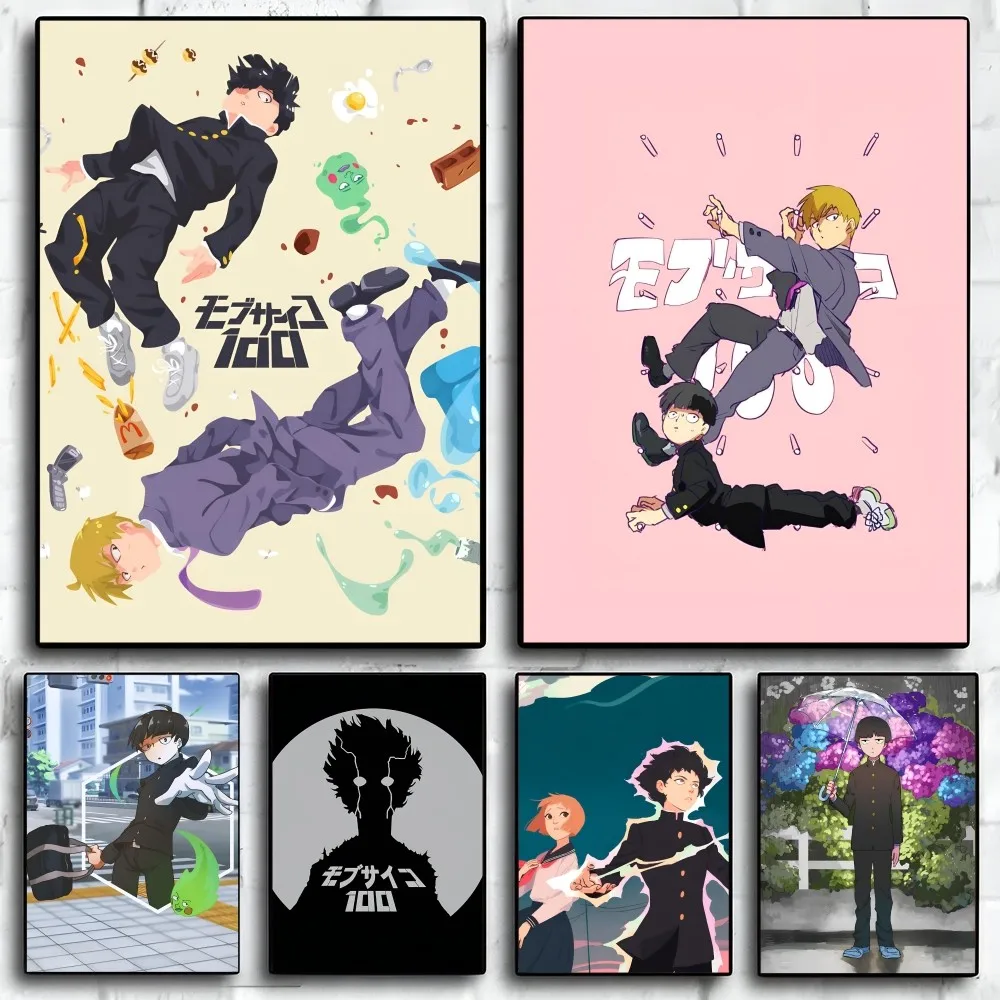 

Anime Mob Psycho 100 Poster Paper Print Home Living Room Bedroom Entrance Bar Restaurant Cafe Art Painting Decoration