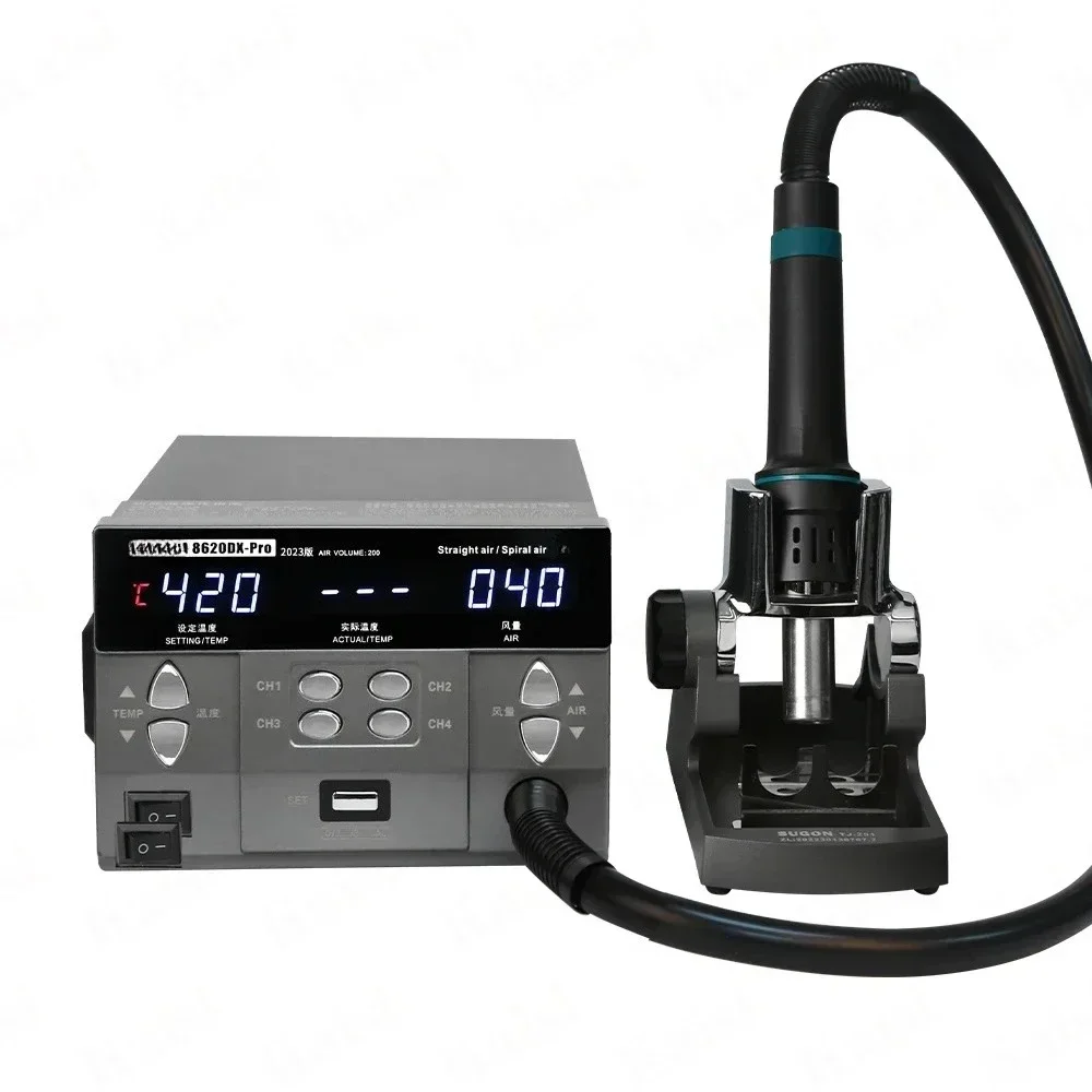 

SUGON 8620DX Smd Hot Air Gun Desoldering Station Sugon 8620dx Pro 220v 10v Soldering Rework Station 100°C-500°C 212°F-932°F 8620