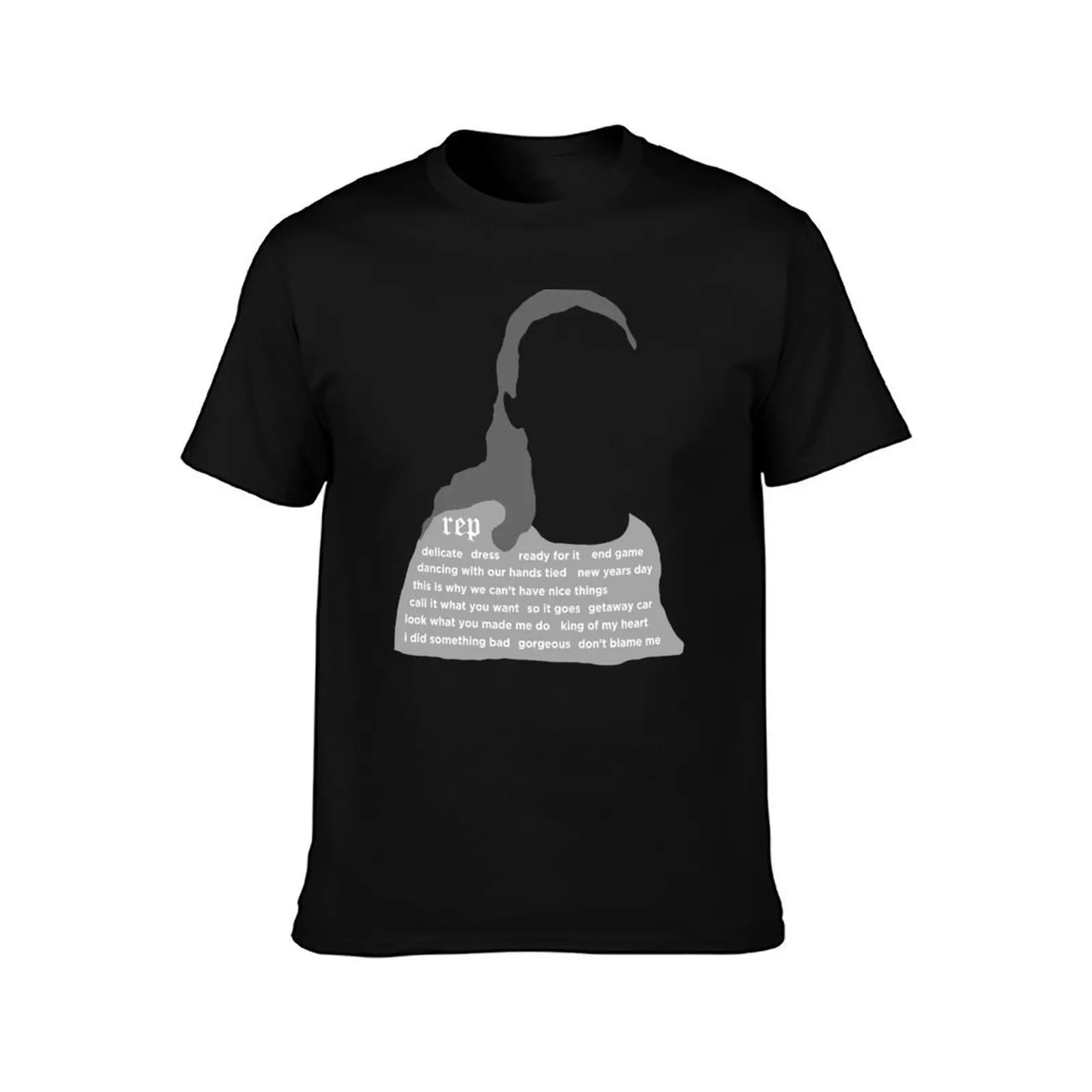 Reputation The Album T-Shirt, Summer Casual Cotton Tee, Oversized Streetwear Tops, Vintage Graphic Print, Loose Fit Short Sleeve