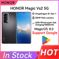 New Honor Magic Vs2 Folded Screen 5G Mobile Phone Snapdragon 8+ Gen 1 5000mAh Battery 12GB 16GB RAM 256GB/512GB ROM Android NFC