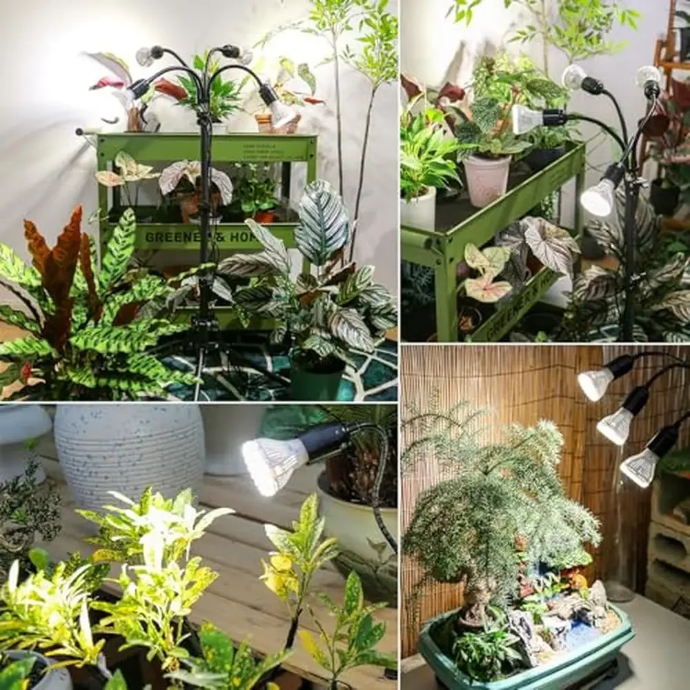 40W Adjustable Full Spectrum Grow Light with High PPFD and Safe Ceramic Design