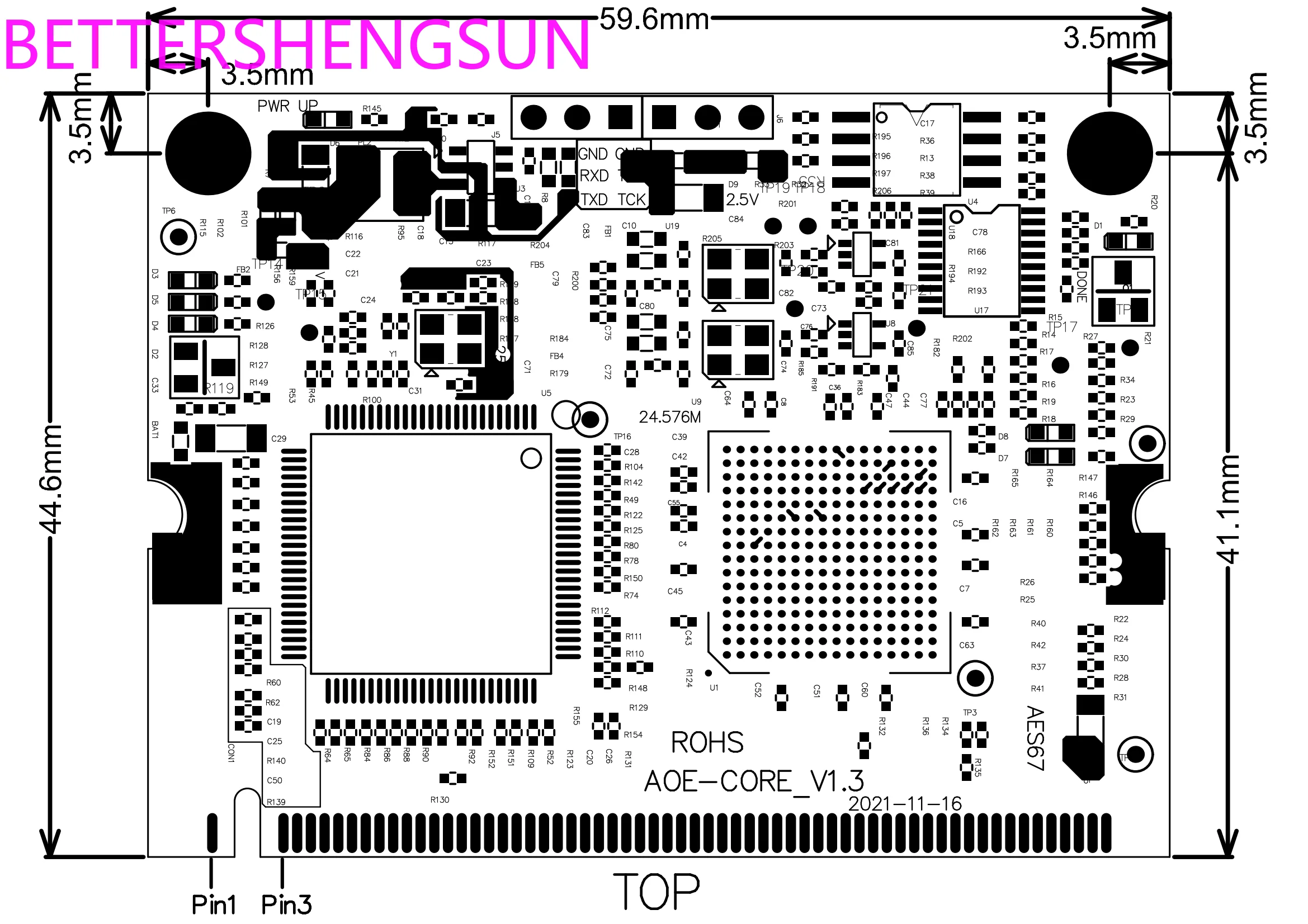 AES67 Audio Network Transport Interface Module 64x64 A264