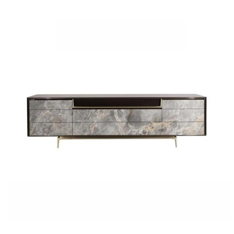 Postmodern, Hong Kong-style light luxury, TV cabinet, modern simplicity