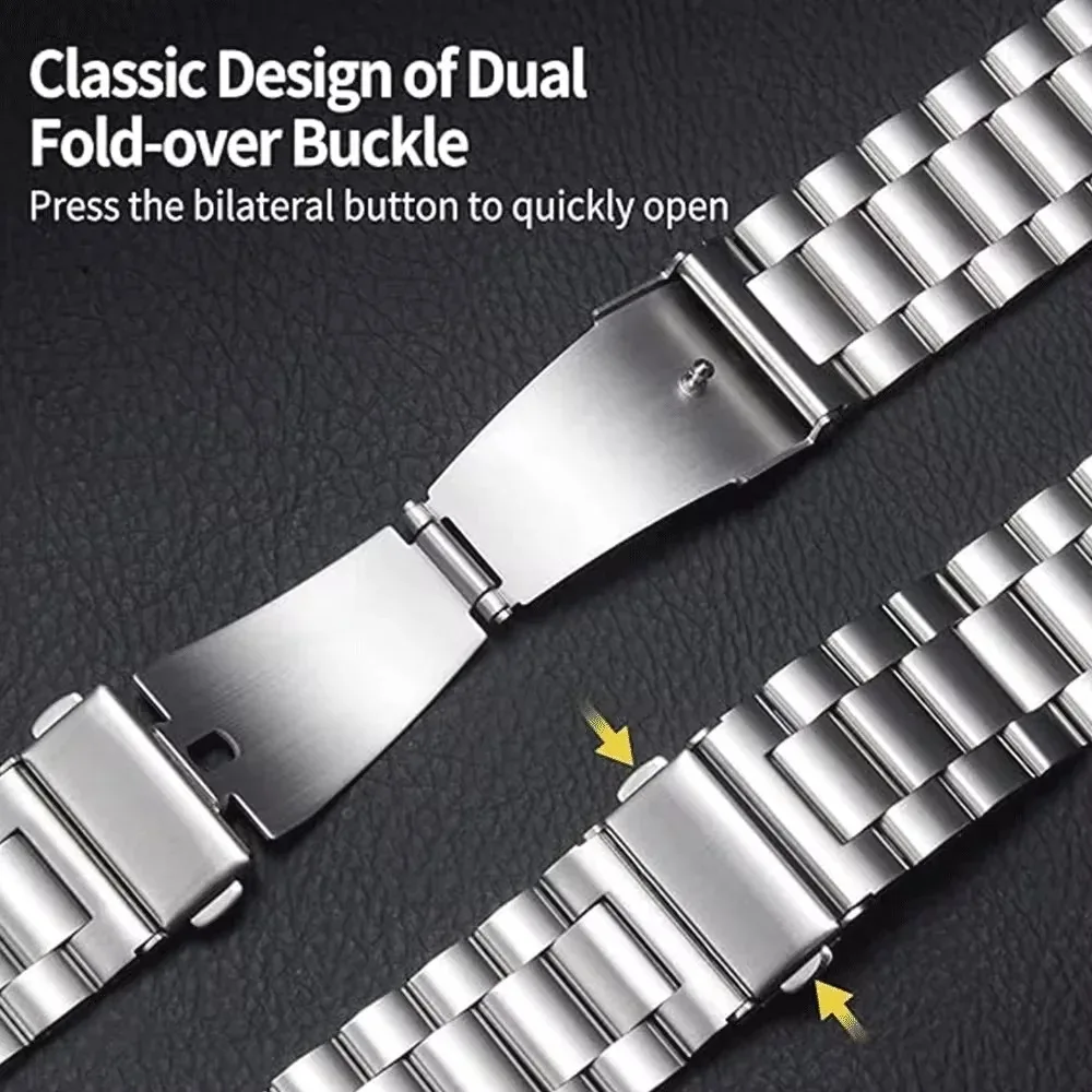 Officiële Originele Polsband voor Huawei Horloge GT 4/5 46mm Metaal roestvrij staal Vervangbare Horlogeband voor Huawei Horloge GT 5 46mm