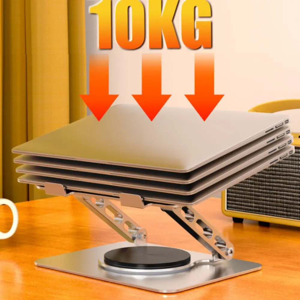 

360 ° Вращающаяся вращающаяся подставка для планшета, регулируемый многоугольный держатель для планшета, рассеивание тепла, складной металлический кронштейн для планшета и телефона