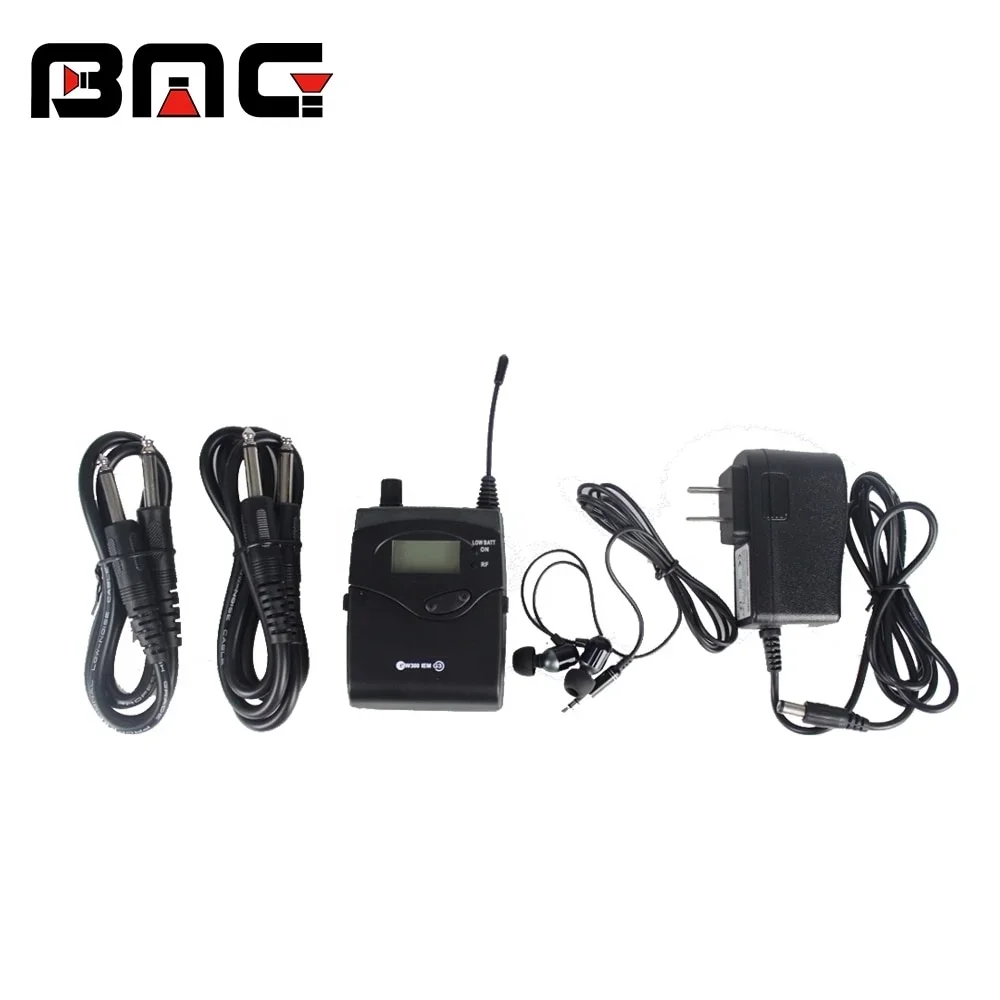 BMG IEM 300 G3 Беспроводная система внутриушного монитора UHF Стереосистема IEM Мониторинг сцены для живого звука