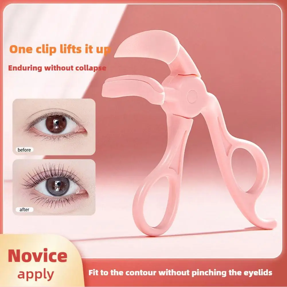 Borderless Eyelash Curler One Clip Curled Up Long Lasting Curling Tool Wide Angle Curler Women Quick Styling Tools