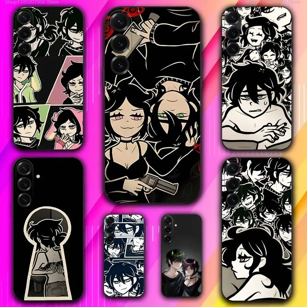 

A-Andy and Leyley Anime Phone Case For Samsung A 73,72,71,53,52,51,41,40,30,22,21,13,12,Note 20,10,9 Ultra Pro 5G Soft