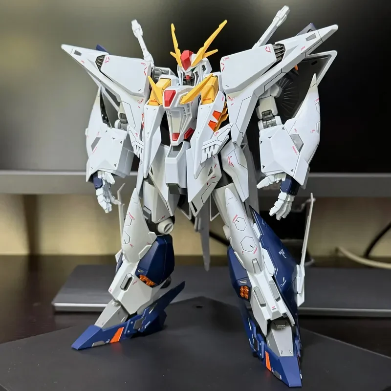 

JUJIANG HG RX-105 XI 1/144 Scale Assembly Model Kit Action Figure Robot Toy for Hobbyists And Kids Plastic Model Collection Gift
